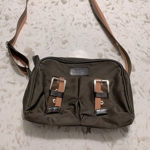 Vintage Longchamp canvas shoulder/crossbody bag